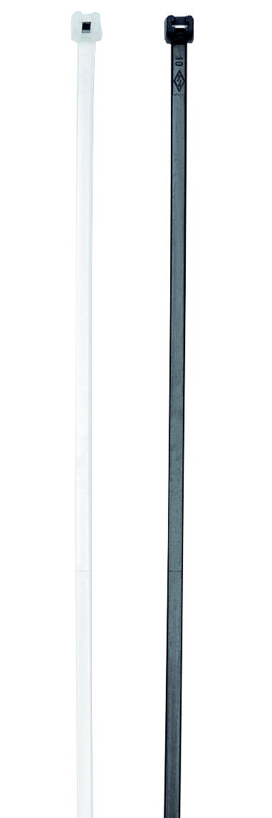 Kabelbinder, schwarz, BxL 3,5x200mm, Kabelbaum 2,5-55mm, 18kp/176N