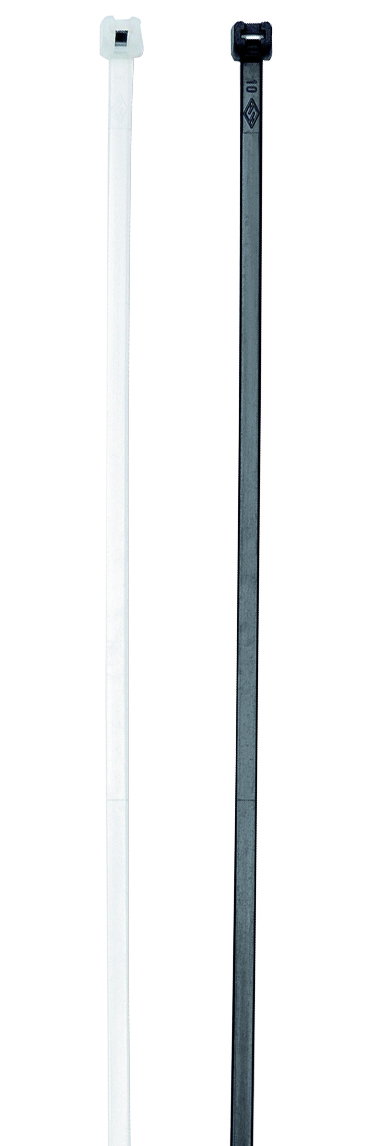 Kabelbinder mit Stahlzunge, BxL 7x762 mm, Kabelbaumdurchmesser 6-229 mm, schwarz