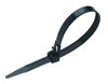 Wiederöffenbare Kabelbinder LxB 200x7,5mm, Bündeldurchmesser bis 50mm, schwarz