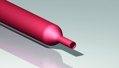 Schrumpfschlauch 19,0/9,0mm 5,0m 2:1, Box, dünnwandig, rot