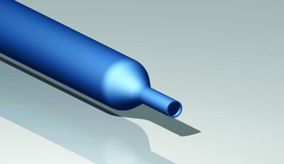 Schrumpfschlauch 3,5/1,5mm 11,5m 2:1, Box, dünnwandig, blau
