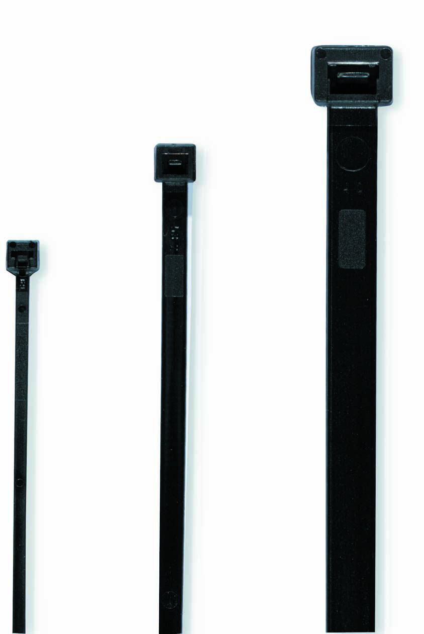 Kabelbinder, schwarz, BxL 2,5x135mm, Kabelbaum 2-35mm, 9kp/88N