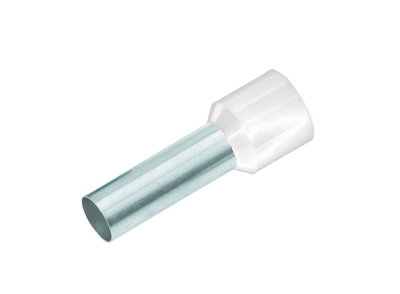 Aderendhülse isoliert 0,5 mm³/8mm weiß DIN 46228