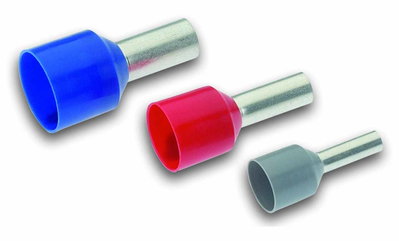 Isolierte Aderendhülsen für kurz- und erdschlußsichere Leitungen Farbreihe DIN 46228, Teil 4 2,5 mm³ x 8 mm