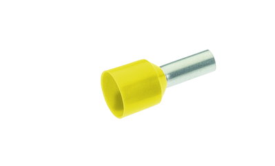 Isolierte Aderendhülsen für kurz- und erdschlußsichere Leitungen Farbreihe DIN 46228, Teil 4 6 mm³ x 12 mm