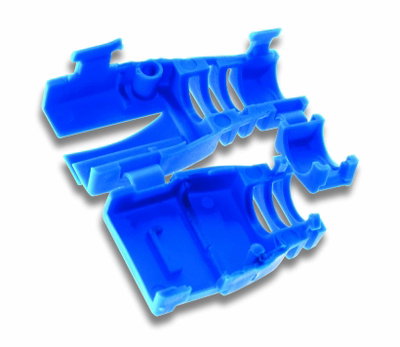 Knickschutztülle für Modularstecker, für RJ45, Rundkabel bis 6mm Durchmesser, schwarz