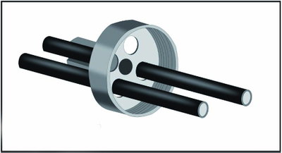 Dosenmuffe TDM 1 - 3 x 1,5 bis 5 x 2,5 mm³ - DM 6 - 14 mm