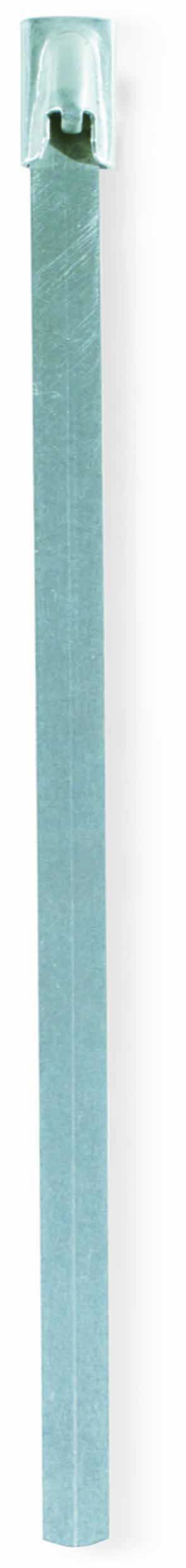 Kabelbinder Edelstahl, BxL 7,9x840mm, Kabelbaum 254mm, 122kp/1200N DIN 14401