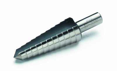 Stufenbohrer, Bohrbereich 4-12mm, Bohrtiefe 5mm, Aufnahmeschaft 6mm