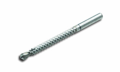 Fräsbohrer, Bohrbereich Durchmesser 6,35mm (1/4 Zoll), Länge 94mm, HSS