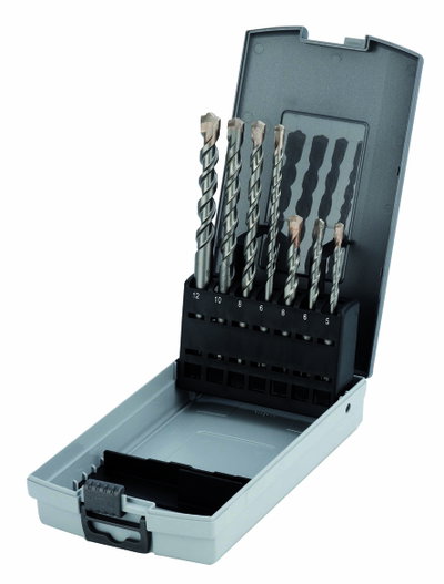 SDS-Plus-Hammerbohrer-Sortiment, 7-teilig