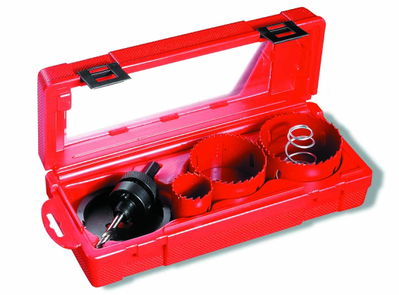 Lochsägen-Set Elektro-Top mit Randversenker HSS-Bi-Metall 35/65/75mm