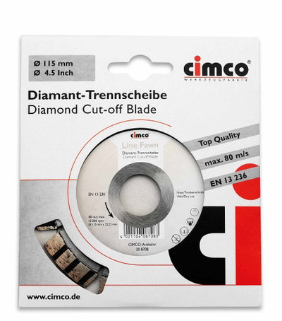 Diamant-Trennscheibe Beton Sandstein Durchmesser 150