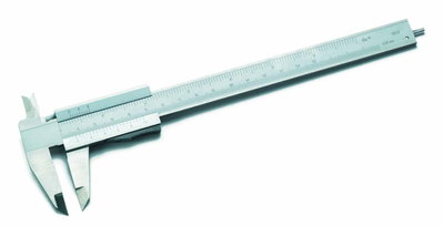 Taschenschieblehre Messbereich 150mm Ablesung mm / inch matt verchromt