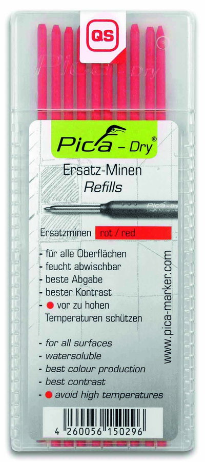 10 Ersatzminen Rot