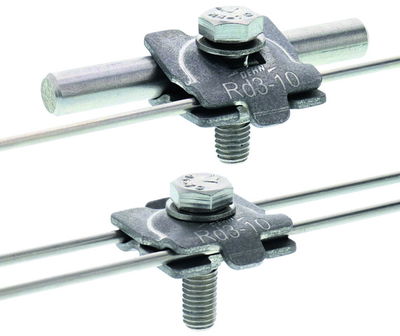 MMV-Klemme Niro (V4A) f. Rd 3-10mm m. Sechskantschraube M8x30
