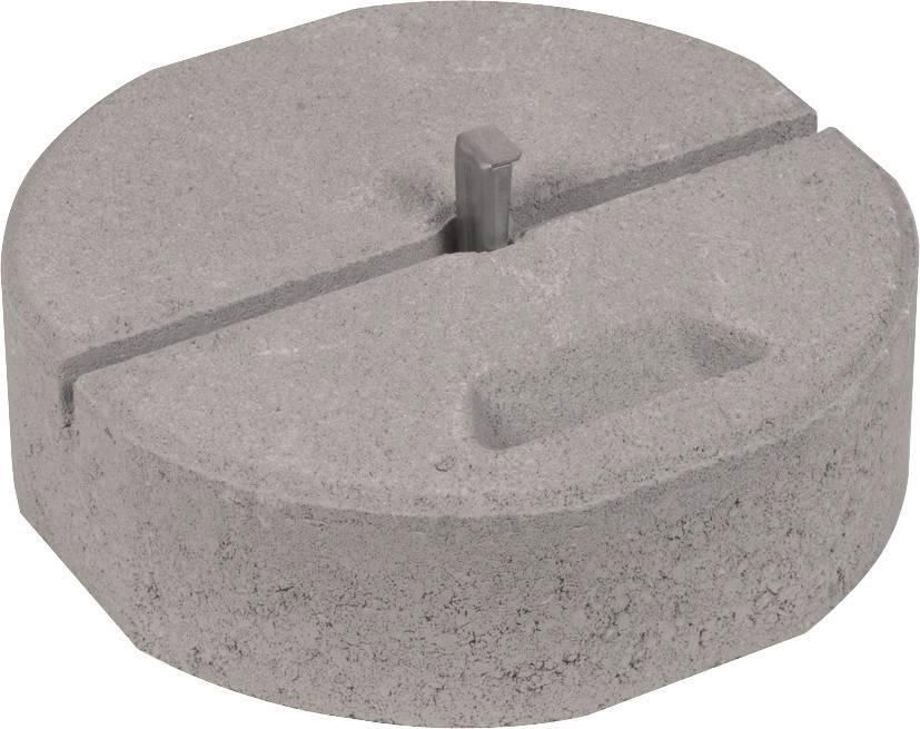 Betonsockel C45/55 17kg m. Keiltechnik D 337mm H 90mm f. Fangstange D 16mm-SET-