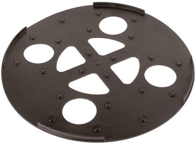 Unterlegplatte Kunststoff D 370mm schw