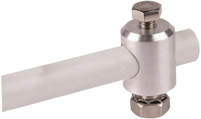 Befestigungsbolzen  D 16mm Al m. Schr. Mut. u. Zahnsch. f. DEHNiso