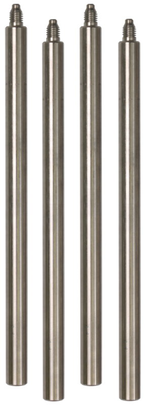 Sockelhalterstangenset 4x 16x200mm NIRO fuer Vierbeinstative
