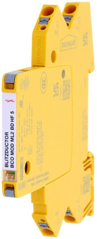 Modularer Kombi-Ableiter für 1 Doppelader BLITZDUCTORconnect mit Defektanzeige