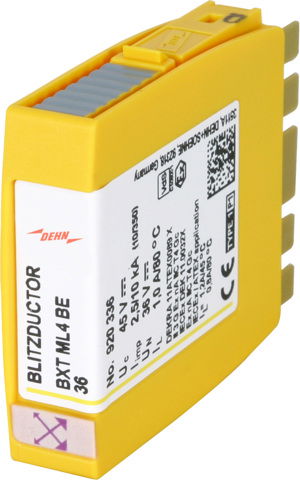 Kombiableiter-Modul für 4 Einzeladern BLITZDUCTOR XT mit LifeCheck