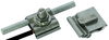 UNI-Erdungsklemme NIRO f. Rd 8-10mm u. Leiter 4-50mm² m. Schraube M10 u. Mutter