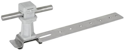 Dachleitungshalter DEHNsnap Al/K-grau H 36mm Rd 8mm m. Strebe L 205mm