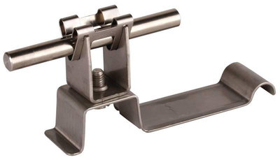 Dachleitungshalter DEHNgrip NIRO H 20mm Rd 8mm m. Strebe f. Ziegelfalze