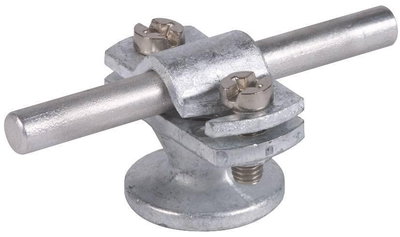 Leitungshalter m. Abdeckbund ZG f. Rd 7-10mm St/tZn m. Innengewinde M8