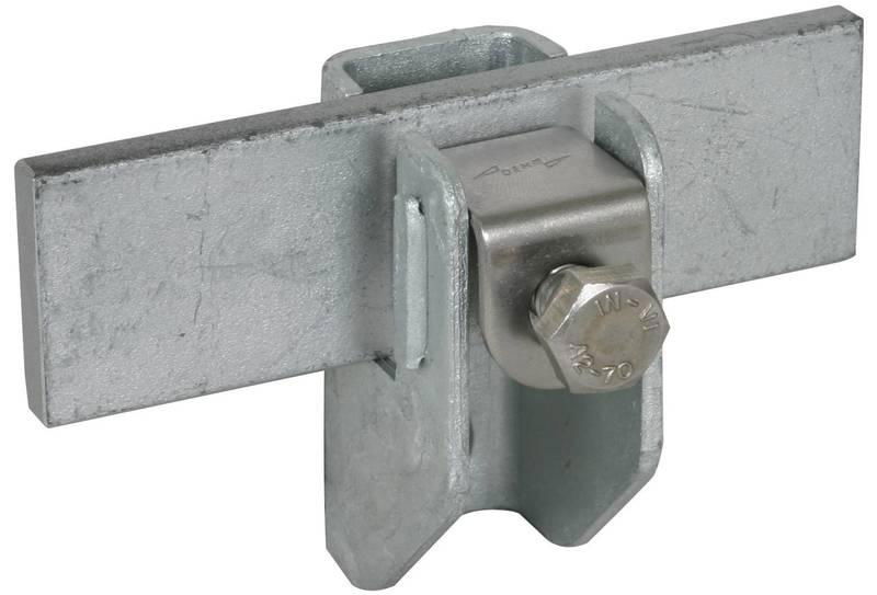 Flachband-Rundleitungshalter St/tZn f. Fl...11mm Rd 6.10mm Wandabstand 11mm