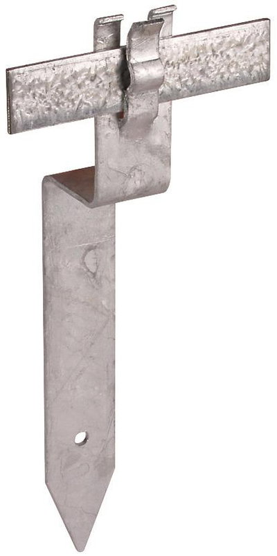 Abstandshalter St/tZn gewinkelt Ausfueh. L 300mm f. Rd 8-10mm Fl - 40mm