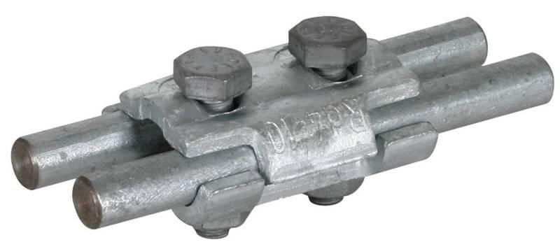 Parallelverbinder St/tZn f. unter- schiedliche Durchmesser Rd 4-10mm
