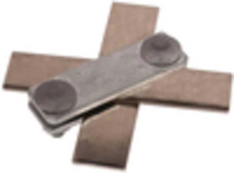 SV-Klemme NIRO (V4A) f. Fl 30/Fl 30mm m. Schrauben u. Muttern M10