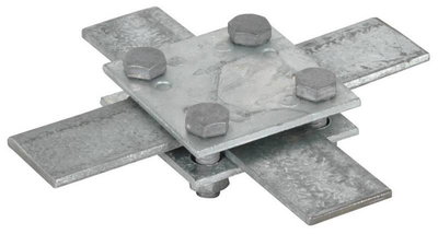 Kreuzstueck St/tZn f. Fl 30/30mm o. Zwischenplatte