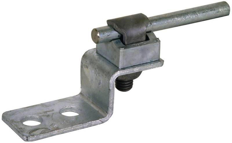 Endstueck Z-Form St/tZn m. 3 Bohrungen D 11mm m. 1 KS-Verbinder