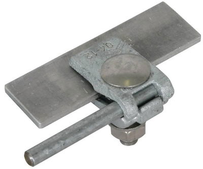 Anschlussklemme TG/tZn Klemmbereich Fl 0,4-12mm f. Rd 4-10mm laengs