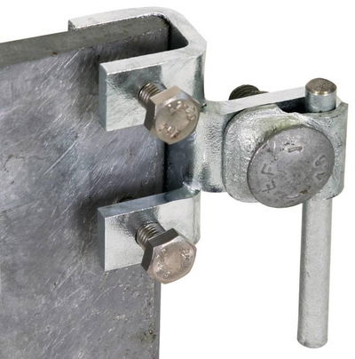 Anschlussklemme  senkrecht St/tZn f. Profile 3-18mm m. Klemmbock