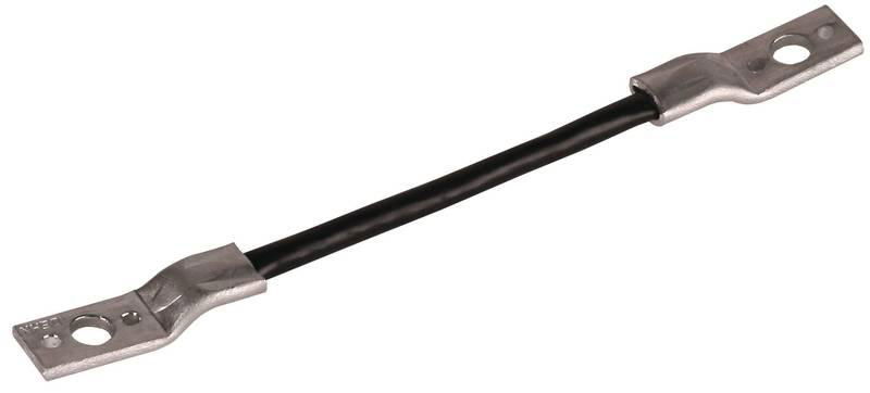Ueberbrueckungsseil Cu 16mm*2  L 300mm m. 2 Kabelschuhen B 10,5 u. 2x6,5mm
