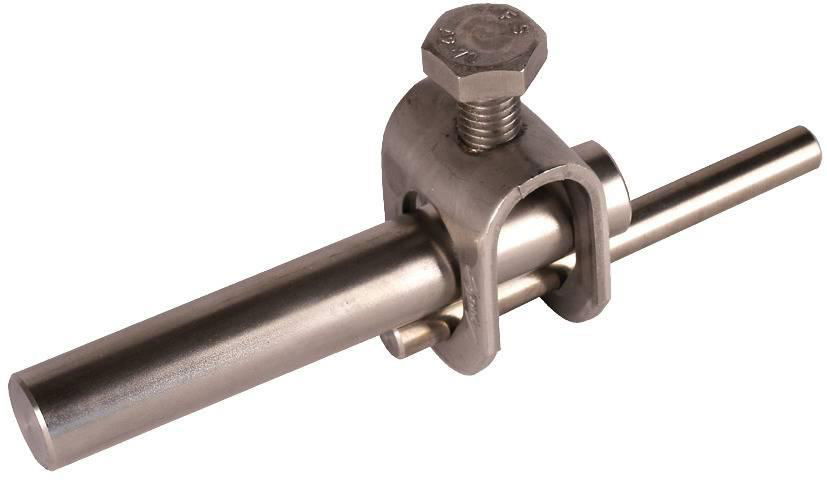 Stangenklemme NIRO f. Rd 8-10/Rd 16mm
