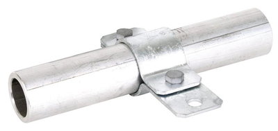 Erdungsrohrschelle D 48mm m. Anschlussbohrung D 11mm St/tZn