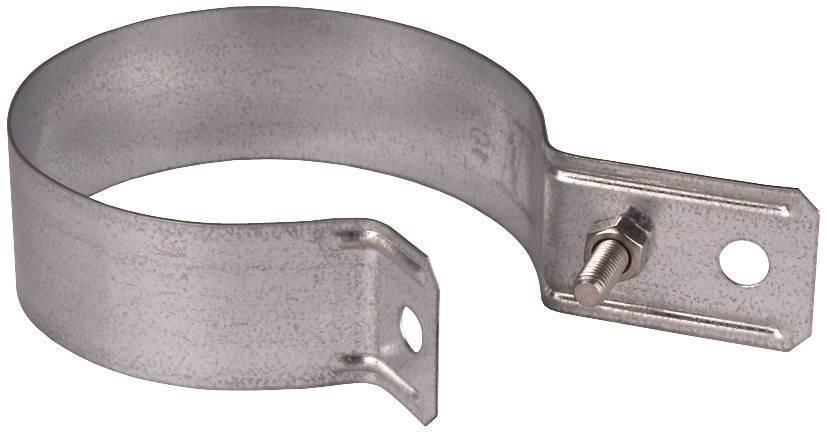 Regenrohrschelle D 100mm St/tZn m. Anschluss-Bohrung D 11mm
