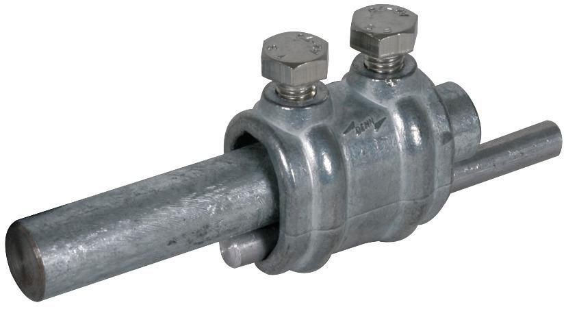 Trennmuffe ZG f. Rd 7-10/16mm u. zwei Sechskantschrauben M8x16mm