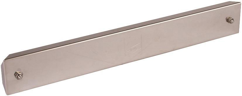 Abdeckung f. PA-Schiene Niro m. 10 Anschluessen