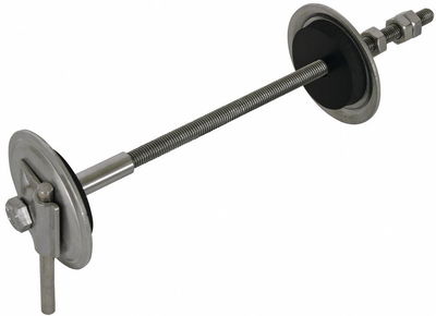 Erder-/Wanddurchfuehrung  500-700mm m. Gewinde M10 L 708mm  NIRO (V4A)