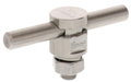 UNI-KS-Verbinder NIRO (V4A) f. Rd 6-10mm oder 16-50mm*2 mehrdraehtig