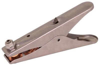 Erdungszange L 205mm NIRO f. Rd -55/Fl -45mm