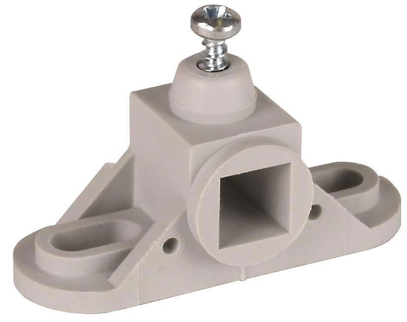 Schienenbock f. PA-Reihenklemm- schiene 10x10mm  K-grau