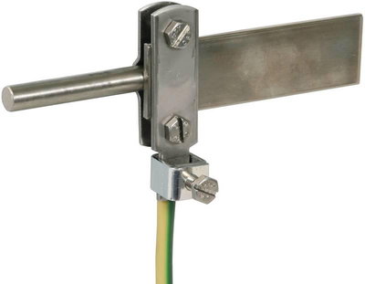 Anschlussklemme f. Ring-PA   NIRO f. Rd 8-10/Fl 30mm   Anschl. 2,5-95mm*2