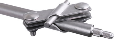 TE-Anschlussschelle NIRO (V4A) D 20mm f. Rd 7-10mm Fl -40mm